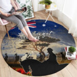 Australia ANZAC Day Round Carpet The Lonesome Pine LT05