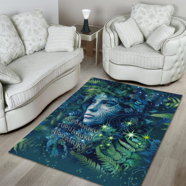 New Zealand Matariki Tupuanuku Area Rug Te W o te Hauhake LT9