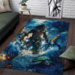 New Zealand Matariki Waita Area Rug The Way Of The Water LT9