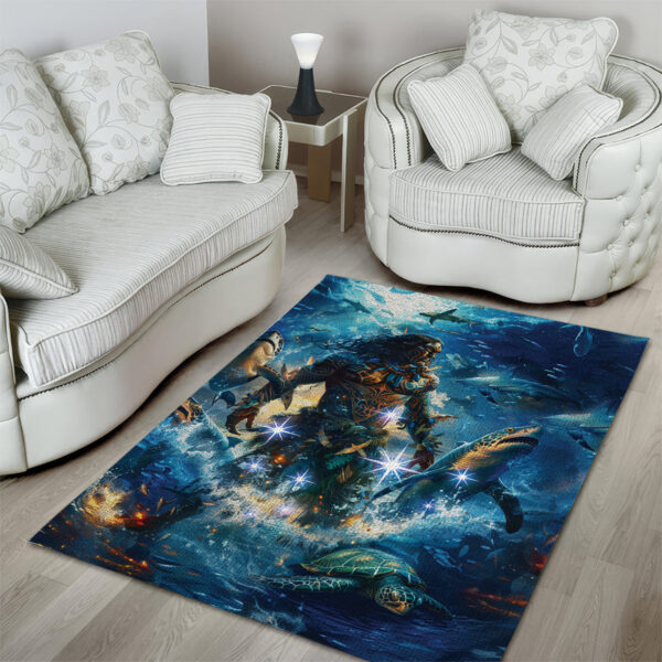 New Zealand Matariki Waita Area Rug The Way Of The Water LT9