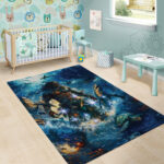 New Zealand Matariki Waita Area Rug The Way Of The Water LT9