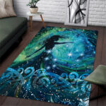 New Zealand Matariki Hiwa-i-te-rangi Area Rug Titiro ki nga Whetu Wishing Star LT9