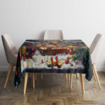 Kangaroo Chef Christmas in July Tablecloth LT9