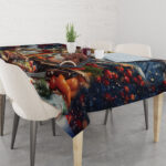 Aussie Christmas Kangaroo and Koala Tablecloth LT9