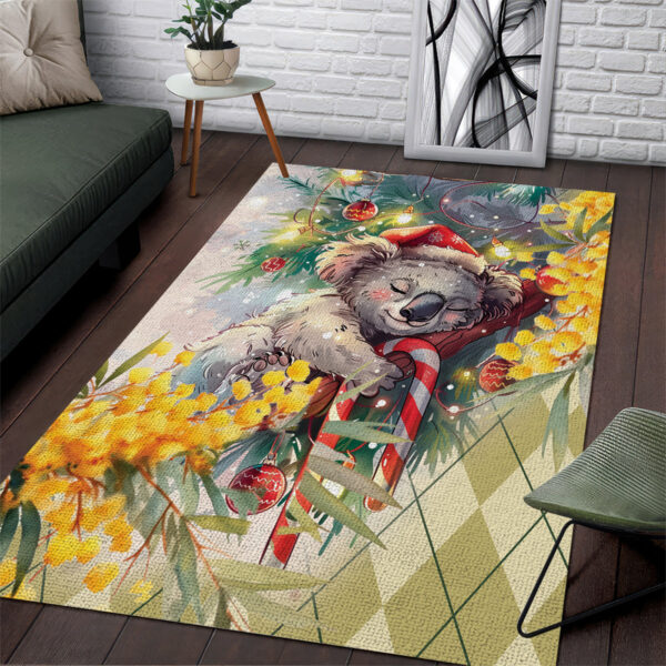 Have A Koala-ty Christmas in July Area Rug LT9