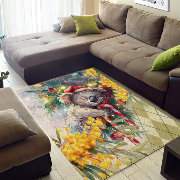 Have A Koala-ty Christmas in July Area Rug LT9