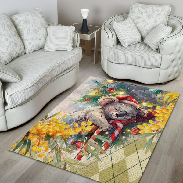 Have A Koala-ty Christmas in July Area Rug LT9