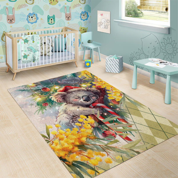 Have A Koala-ty Christmas in July Area Rug LT9