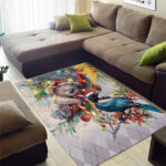 Koala and Tui Bird Christmas in July Area Rug LT9