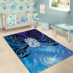 New Zealand Matariki Area Rug Aotearoa Maori New Year Manaia Galaxy Vibes LT14