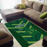 Pakistan Cricket Area Rug 2024 World Cup Go Shaheens LT14