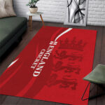 England Cricket Area Rug 2024 World Cup Go Champions LT14