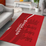 England Cricket Area Rug 2024 World Cup Go Champions LT14