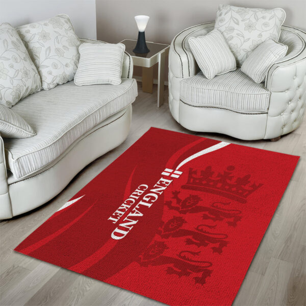 England Cricket Area Rug 2024 World Cup Go Champions LT14