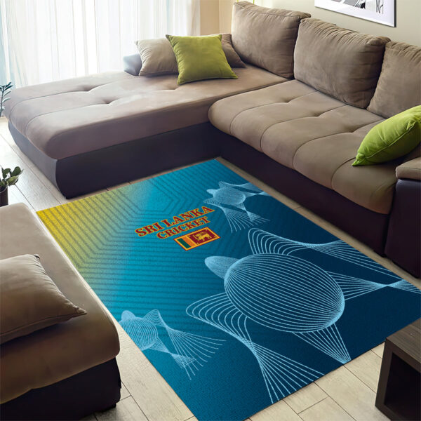 Sri Lanka Cricket Area Rug 2024 World Cup Go The Lions LT14