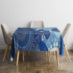 Australia Autism Awareness Tablecloth 4 April Indigenous Butterfly