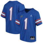 #1 Florida Gators Jordan Brand Youth Team Replica Football Jersey - Royal - Lynsiley