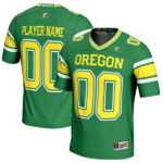 Oregon Ducks GameDay Greats NIL Pick-A-Player Football Jersey - Green - Lynsiley