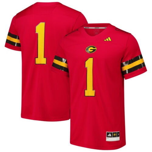 #1 Grambling Tigers adidas Premier Strategy Jersey - Red - Lynsiley