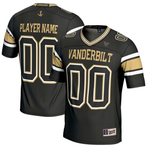 Vanderbilt Commodores GameDay Greats NIL Pick-A-Player Football Jersey - Black - Lynsiley