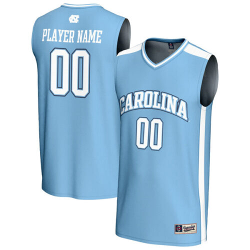 North Carolina Tar Heels GameDay Greats NIL Pick-A-Player Lightweight Basketball Fashion Jersey - Carolina Blue - Lynsiley