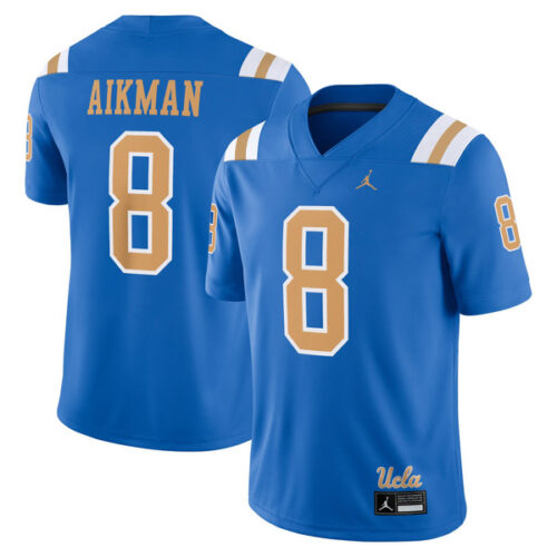 Troy Aikman UCLA Bruins Jordan Brand Alumni Player Game Jersey - Blue - Lynsiley