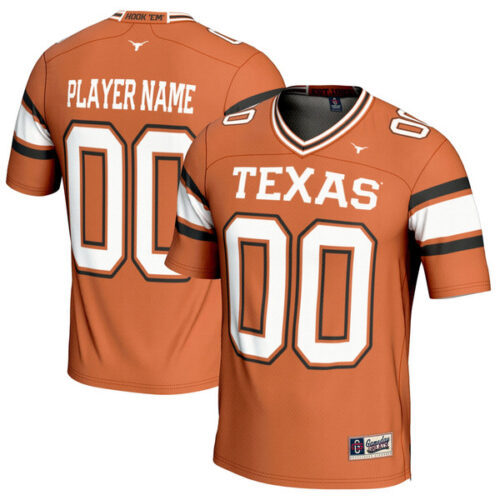 Texas Longhorns GameDay Greats NIL Pick-A-Player Football Fashion Jersey - Texas Orange - Lynsiley