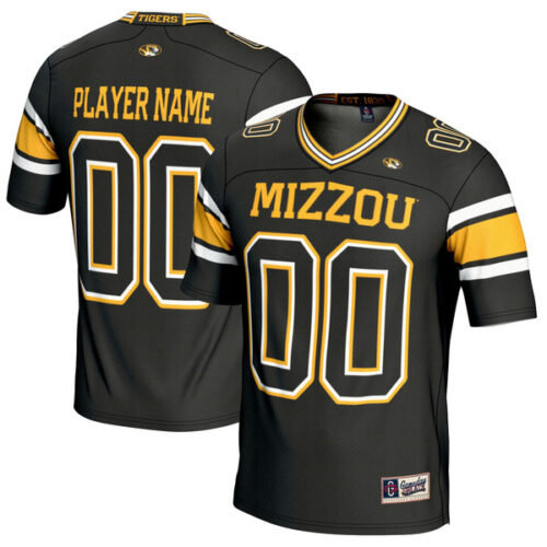 Missouri Tigers GameDay Greats Youth NIL Pick-A-Player Football Jersey - Black - Lynsiley