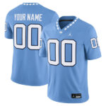 North Carolina Tar Heels Jordan Brand Custom Game Jersey - Carolina Blue - Lynsiley