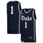 #1 Duke Blue Devils Nike Youth Icon Replica Basketball Jersey - Navy - Lynsiley