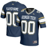 Georgia Tech Yellow Jackets GameDay Greats Youth NIL Pick-A-Player Football Jersey - Gold - Lynsiley