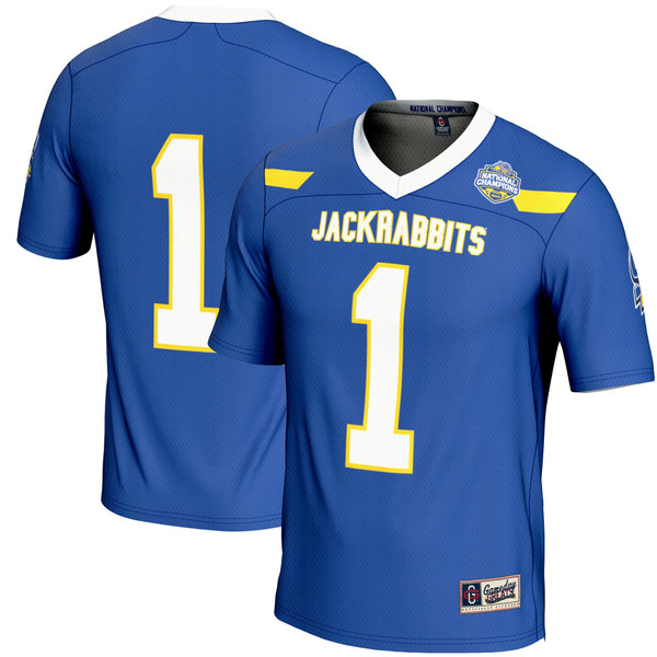 South Dakota State Jackrabbits GameDay Greats 2023 FCS Football National Champions Fashion Jersey - Blue - Lynsiley