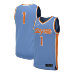 #1 Tennessee Volunteers Nike Unisex Team Replica Basketball Jersey - Light Blue - Lynsiley