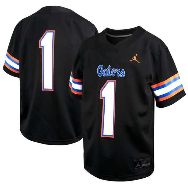 # Florida Gators Jordan Brand Youth Alternate Game Jersey - Black - Lynsiley