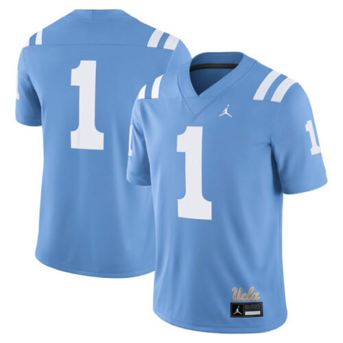 #1 UCLA Bruins Jordan Brand Alternate Game Jersey - Light Blue - Lynsiley