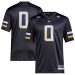 #0 Georgia Tech Yellow Jackets adidas 2023 Premier Jersey - Black - Lynsiley