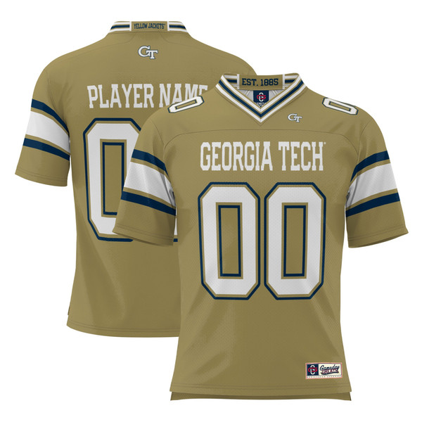 Georgia Tech Yellow Jackets GameDay Greats NIL Pick-A-Player Football Jersey - Gold - Lynsiley