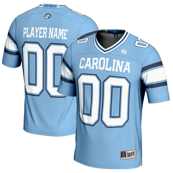 North Carolina Tar Heels GameDay Greats Youth NIL Pick-A-Player Football Jersey - Carolina Blue - Lynsiley