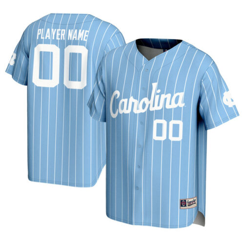 North Carolina Tar Heels GameDay Greats NIL Pick-A-Player Lightweight Baseball Jersey - Carolina Blue - Lynsiley