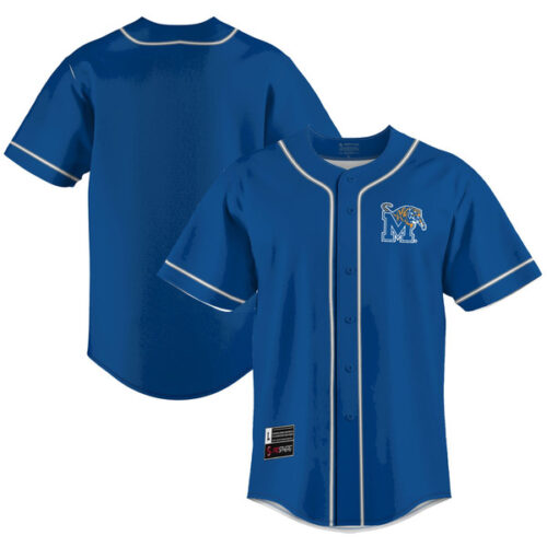 Memphis Tigers GameDay Greats Lightweight Baseball Jersey - Blue - Lynsiley