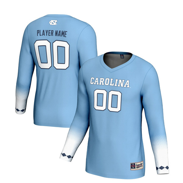 North Carolina Tar Heels GameDay Greats Unisex Pick-A-Player NIL Women's Volleyball Lightweight Jersey - Carolina Blue - Lynsiley