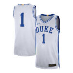 #1 Duke Blue Devils Nike Limited Authentic Jersey - White - Lynsiley