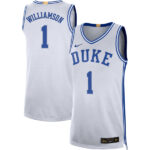 Zion Williamson Duke Blue Devils Nike Limited Basketball Jersey - White - Lynsiley