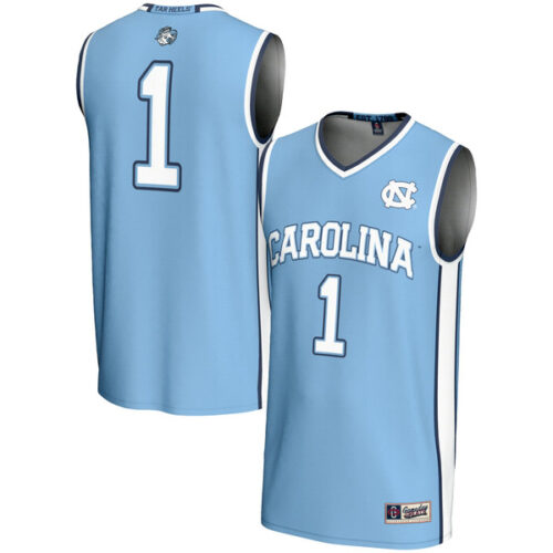 #1 North Carolina Tar Heels GameDay Greats Youth Lightweight Basketball Jersey - Carolina Blue - Lynsiley