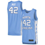 Sean May North Carolina Tar Heels Jordan Brand Replica Basketball Player Jersey - Carolina Blue - Lynsiley