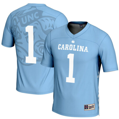 #1 North Carolina Tar Heels GameDay Greats Lightweight Men's Lacrosse Jersey - Carolina Blue - Lynsiley