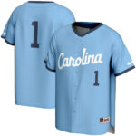 #1 North Carolina Tar Heels GameDay Greats Youth Lightweight Baseball Jersey - Carolina Blue - Lynsiley