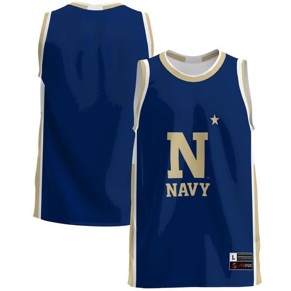 Navy Midshipmen GameDay Greats Lightweight Basketball Jersey - Blue - Lynsiley