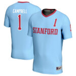 Jane Campbell Stanford Cardinal GameDay Greats Unisex Women's Soccer Lightweight Fashion Jersey - Light Blue - Lynsiley