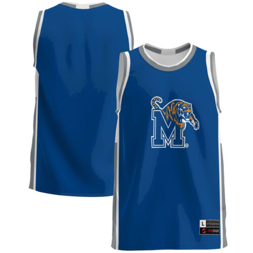 Memphis Tigers GameDay Greats Lightweight Basketball Jersey - Blue - Lynsiley